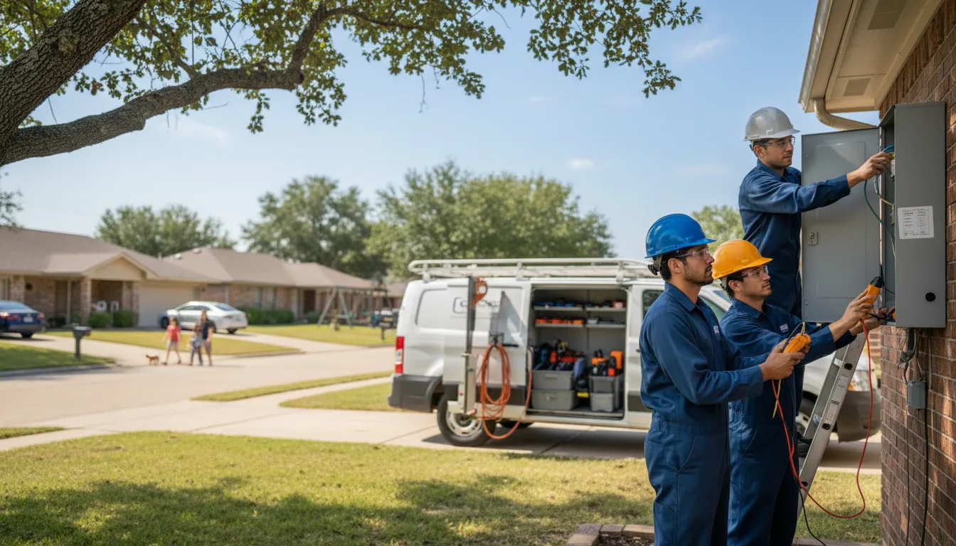 Certified electrician providing emergency electrical services in Walls, MS